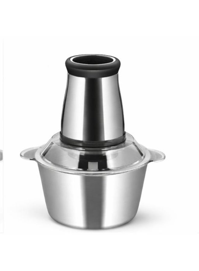 فرامه كهربائية ستانلس ستيل سعة 5 لتر لتقطيع اللحم والخضار بسرعة وكفاءة عالية - Image 2